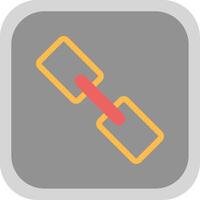 Link Flat Round Corner Icon vector