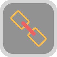 Link Flat Round Corner Icon vector