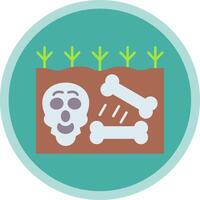 Extinction Flat Multi Circle Icon vector