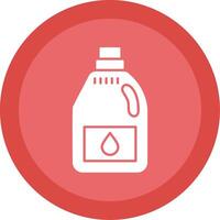 Detergent Glyph Multi Circle Icon vector