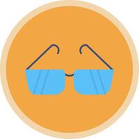 Sunglasses Flat Multi Circle Icon vector