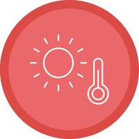 Hot Line Multi Circle Icon vector