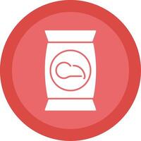 Crisps Glyph Multi Circle Icon vector