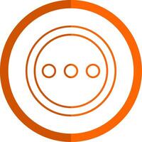 More free Line Orange Circle Icon vector