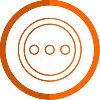 More free Line Orange Circle Icon vector