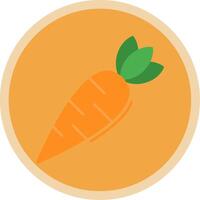 Carrot Flat Multi Circle Icon vector