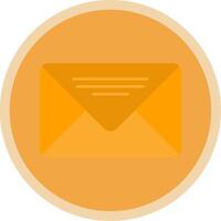 Email Flat Multi Circle Icon vector