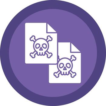 Duplicate Glyph Multi Circle Icon vector