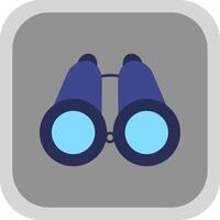Scope Flat Round Corner Icon vector