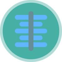 Center Align Flat Multi Circle Icon vector