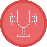 Tuning Fork Line Multi Circle Icon vector