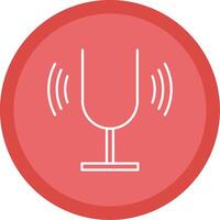 Tuning Fork Line Multi Circle Icon vector