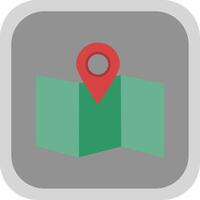 Site Map Flat Round Corner Icon vector