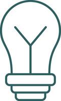 Creative Line Gradient Round Corner Icon vector