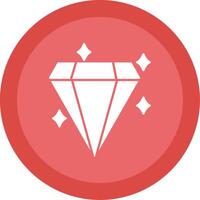 Diamond Glyph Multi Circle Icon vector