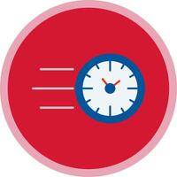 Fast Time Flat Multi Circle Icon vector