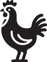 Hen Icon art illustration, A simple Hen Icon 9 vector