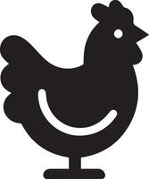 gallina icono Arte ilustración, un sencillo gallina icono 3 vector