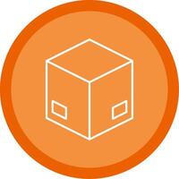 Box Line Multi Circle Icon vector