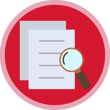 Data Gathering Flat Multi Circle Icon vector