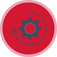 Process Flat Multi Circle Icon vector