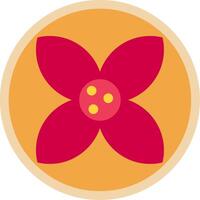 Wallflower Flat Multi Circle Icon vector