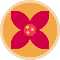 Wallflower Flat Multi Circle Icon vector