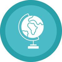 Geography Glyph Multi Circle Icon vector