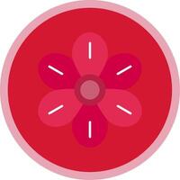 Hyacinth Flat Multi Circle Icon vector