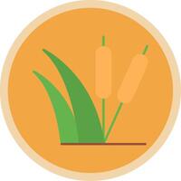 Sedge Flat Multi Circle Icon vector