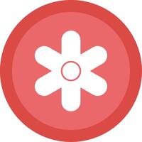 Hyacinth Glyph Multi Circle Icon vector