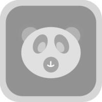 Polar Bear Flat Round Corner Icon vector