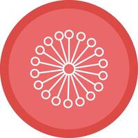 Mimosa Line Multi Circle Icon vector