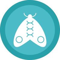 Insect Glyph Multi Circle Icon vector