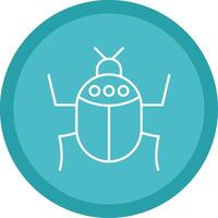 Insect Line Multi Circle Icon vector