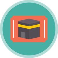 Decoration Flat Multi Circle Icon vector