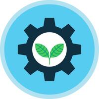 Ecology Flat Multi Circle Icon vector