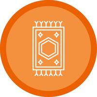 Carpet Line Multi Circle Icon vector