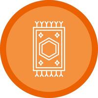 Carpet Line Multi Circle Icon vector