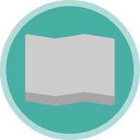 Folding Screen Flat Multi Circle Icon vector