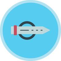 Belt Flat Multi Circle Icon vector