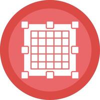 Grid Glyph Multi Circle Icon vector