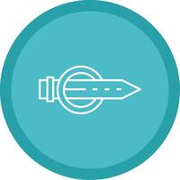 Belt Line Multi Circle Icon vector