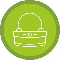 Clutch Line Multi Circle Icon vector