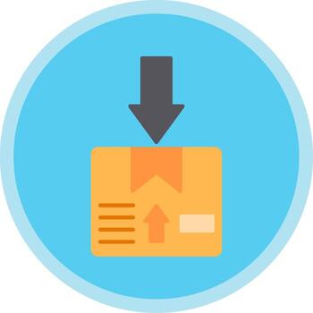 Package Flat Multi Circle Icon vector