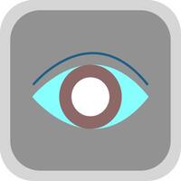View Flat Round Corner Icon vector