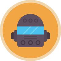 Welding Mask Flat Multi Circle Icon vector