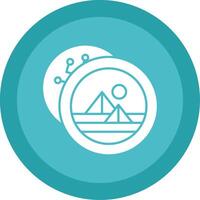 Decentraland Glyph Multi Circle Icon vector