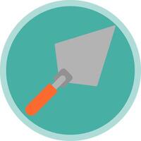 Trowel Flat Multi Circle Icon vector