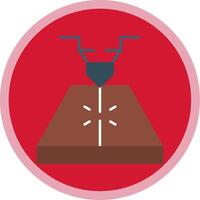 Laser Flat Multi Circle Icon vector